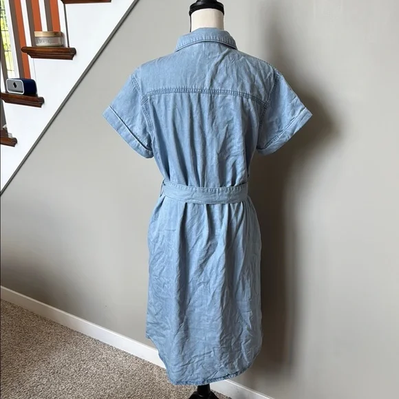 NWT Maurice’s Light Blue Denim Shirt Dress - Picture 5 of 12